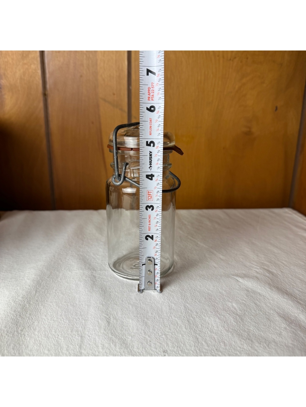 Vintage Glass Canning Jar With Wire Bail Lid K 1881 8 Wire Side - Picture 7 of 7